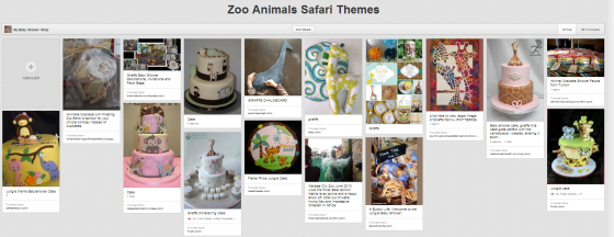 Zoo Theme Board by My Baby Shower Shop on Pinterest